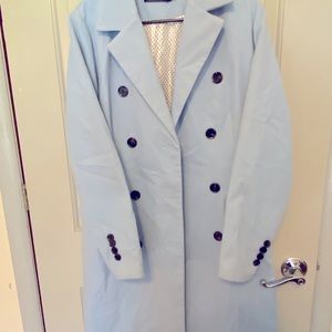 Allegra K Trench Coat
